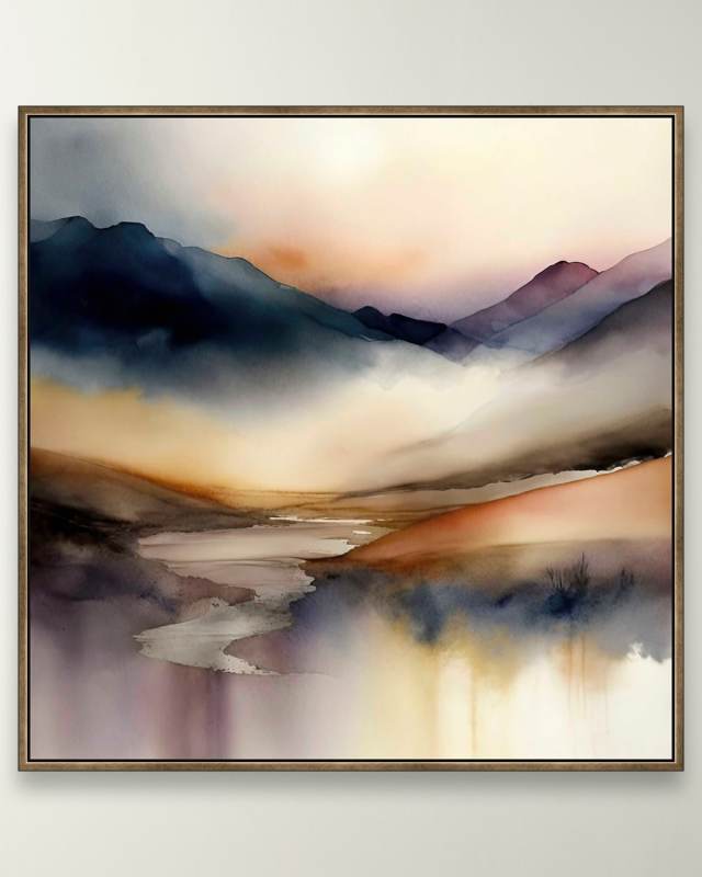 "Radiant Reflections 4" Framed Giclee